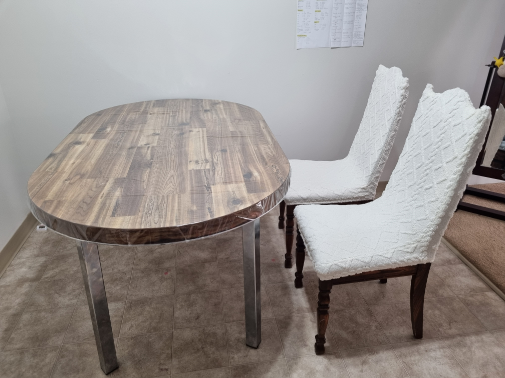 Dining Table with Two Chairs
