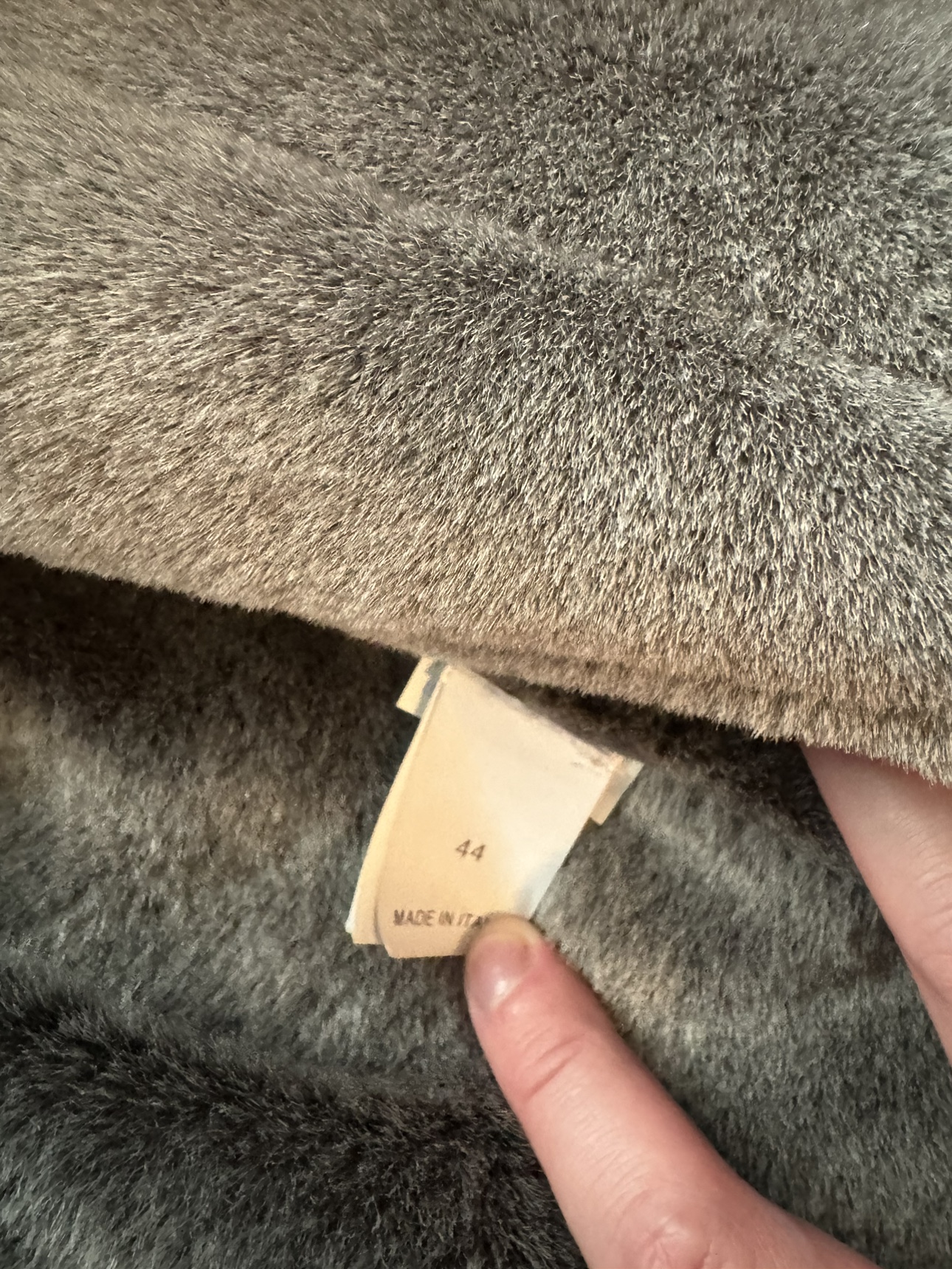 brunello cucinelli metallic shearling jacket - retail: $9,995 image indicator(4)