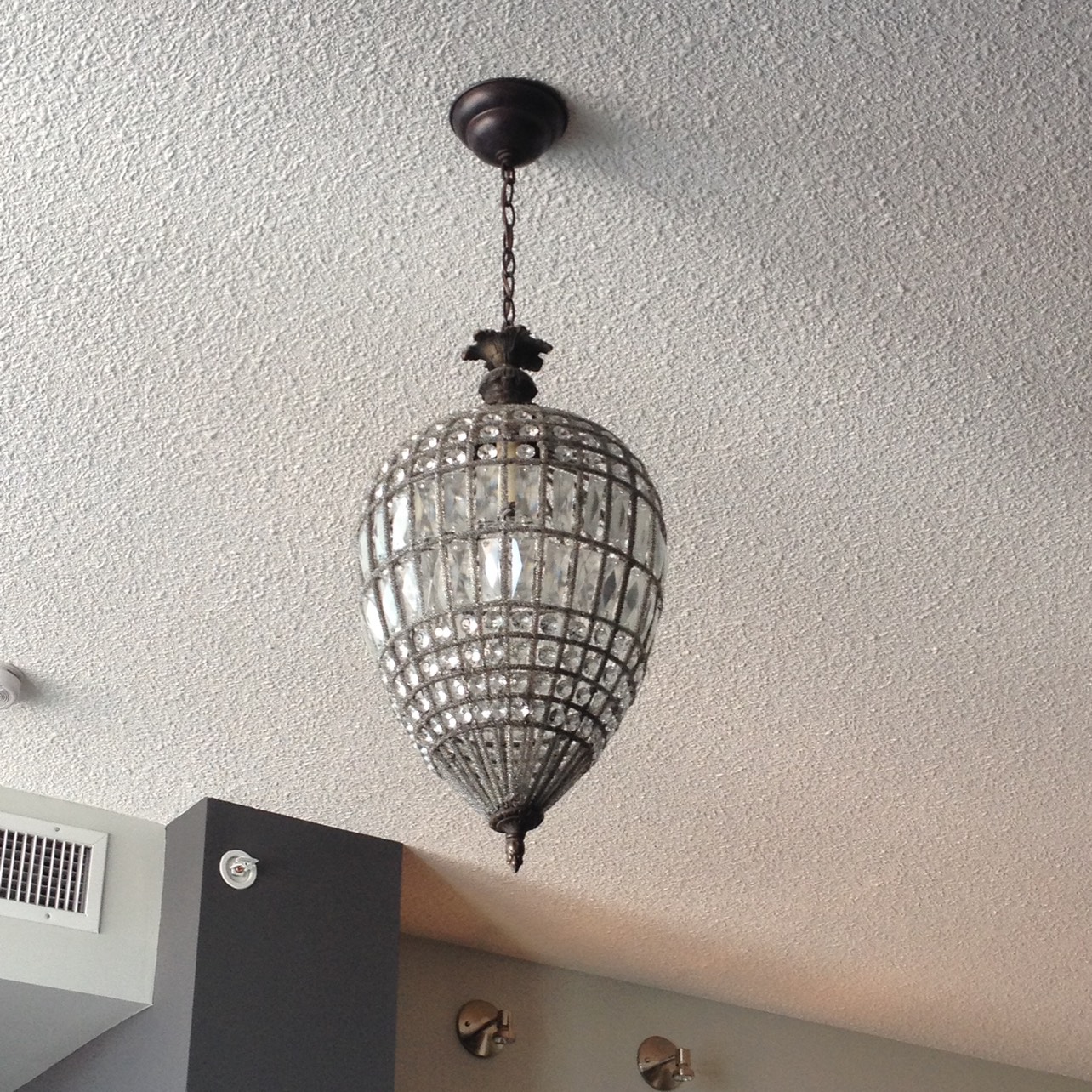 Vintage 1950s French Chandelier