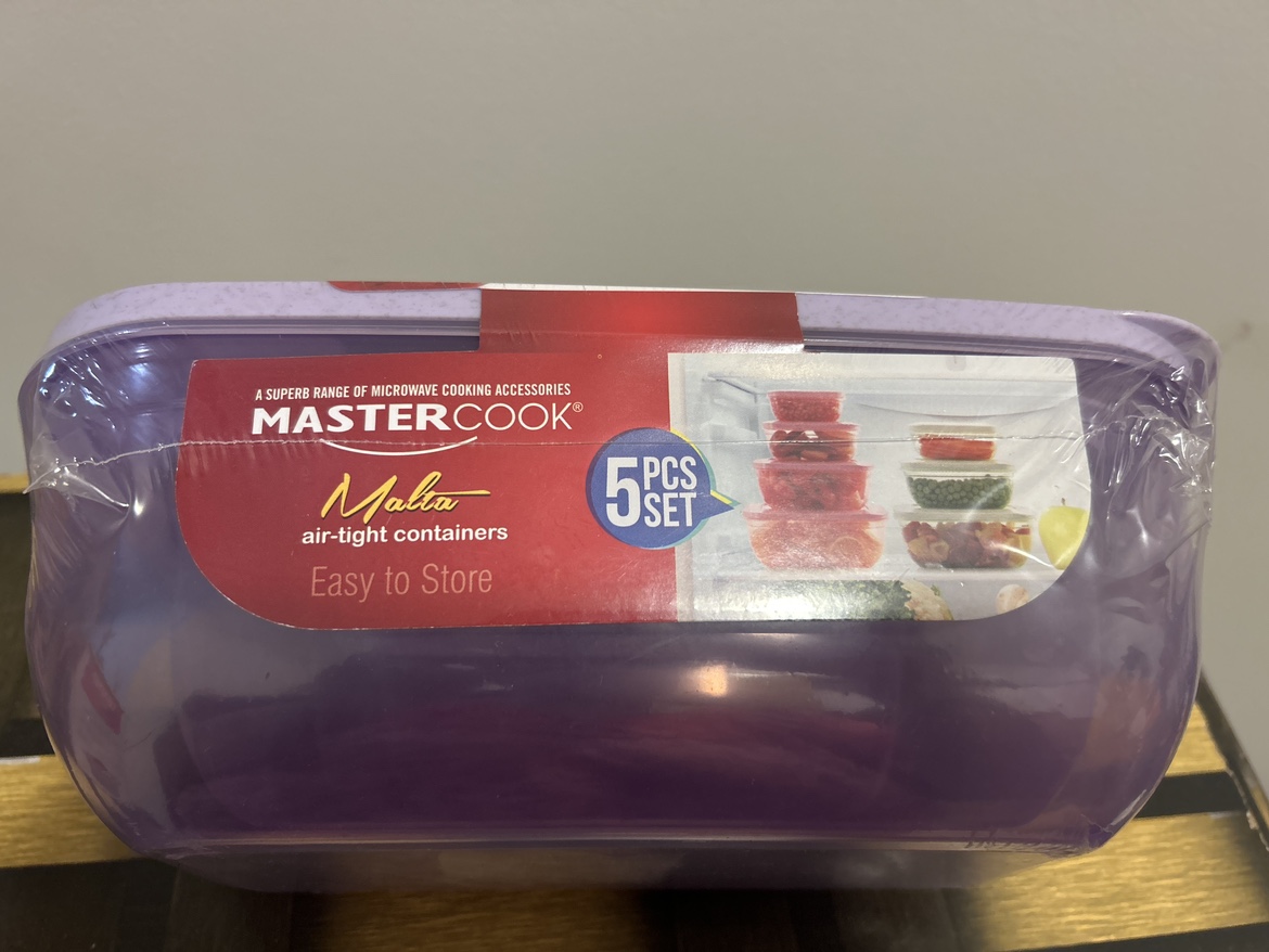 5PC Set - Plastic containers