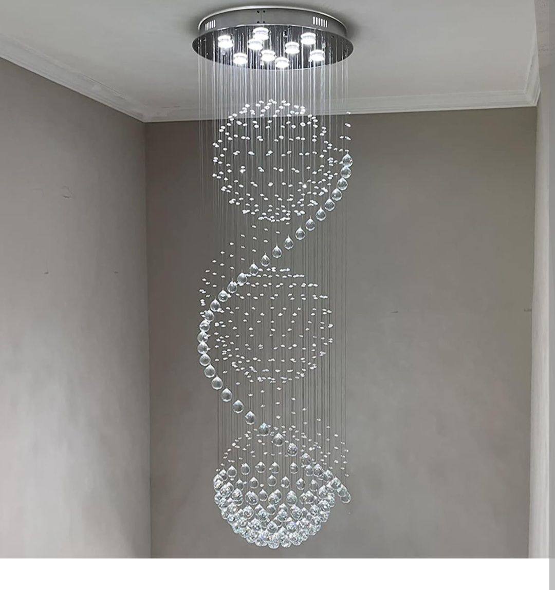 CRYSTAL CHANDLIER /CEILING LAMP image indicator(2)