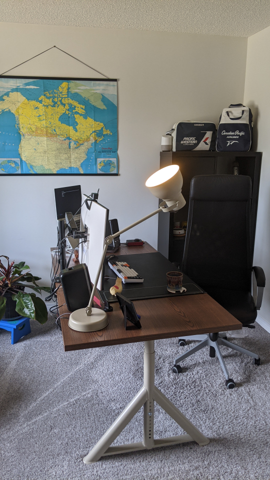 Wood top office desk from Ikea - photo 3