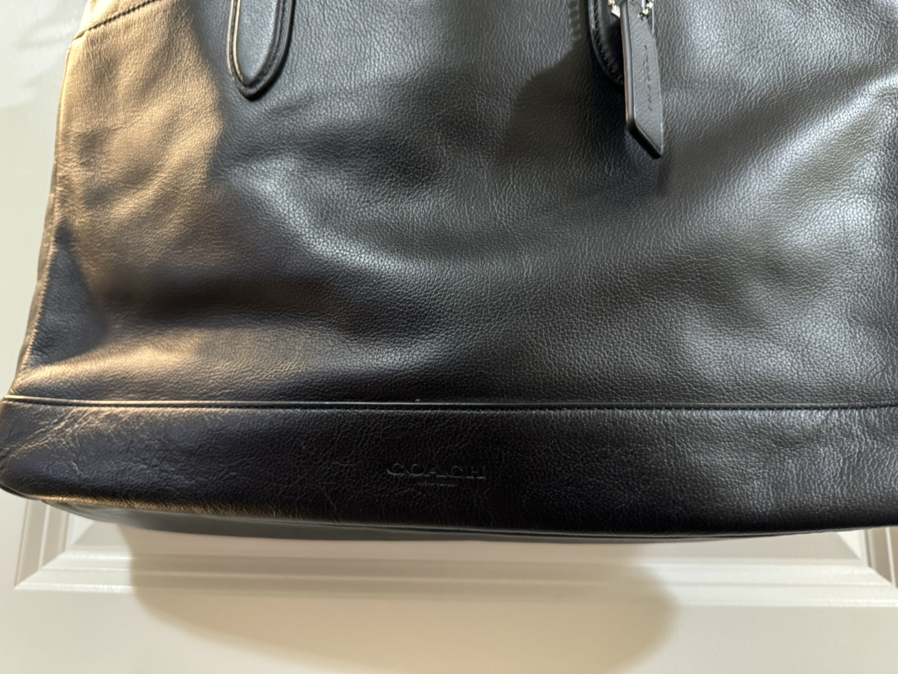 Coach Leather Briefcase - photo 5