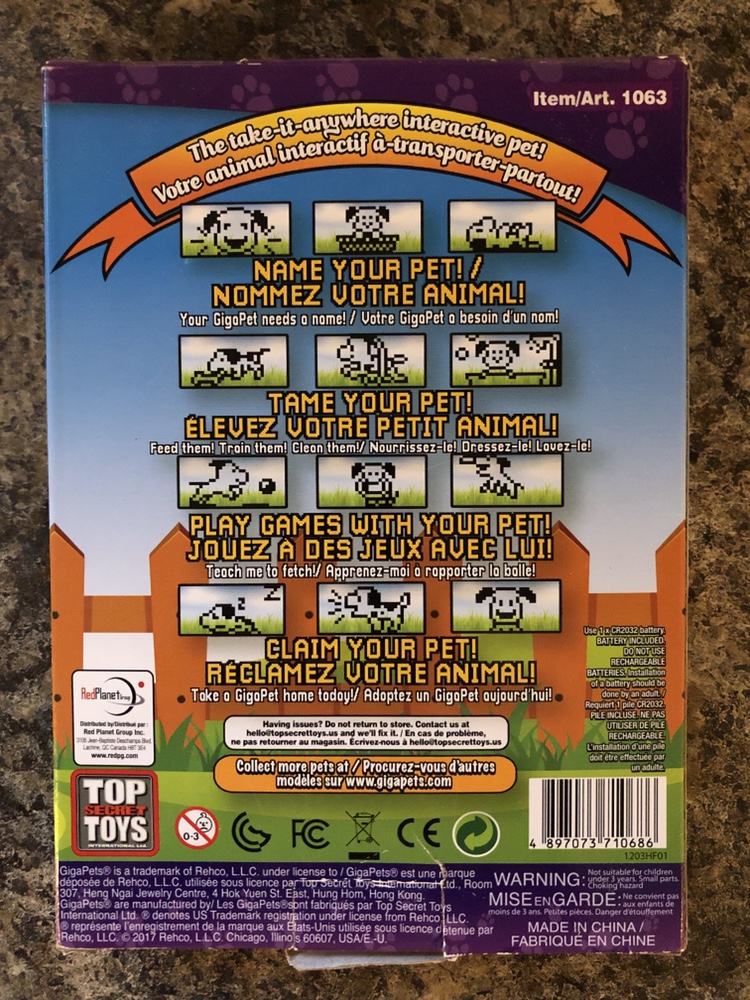 Giga Pets Puppy Virtual Pet Toy🧡🧡🧡 image indicator(5)