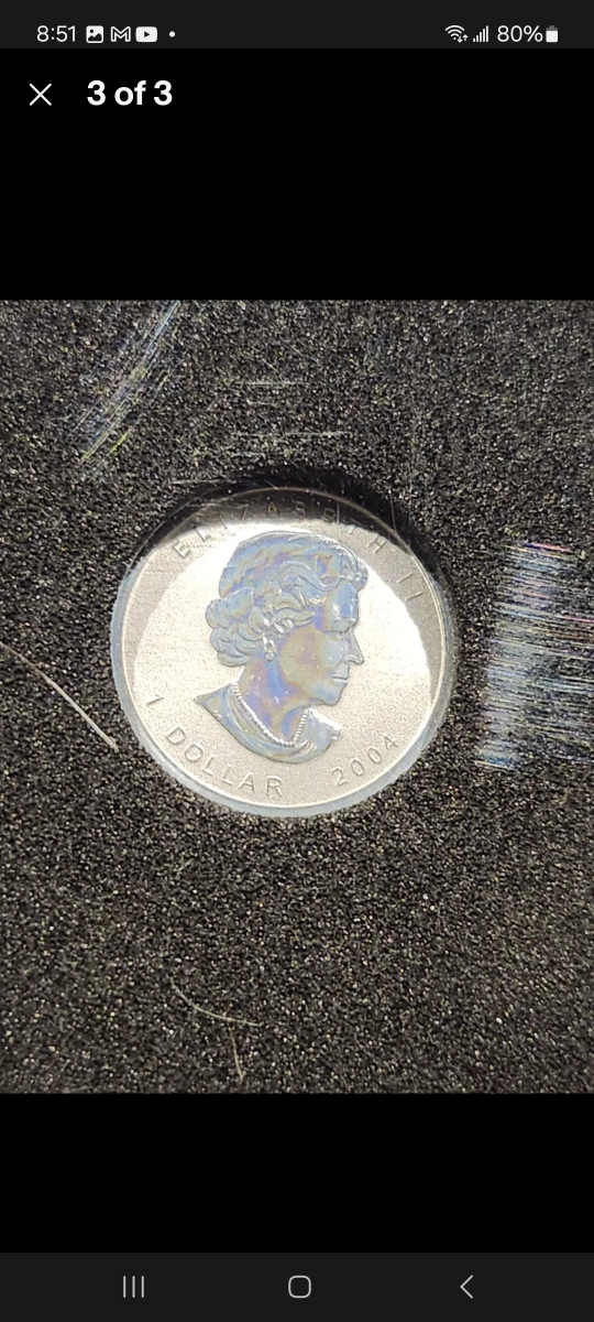 1/20oz Maple Leaf Silver Coin - photo 3