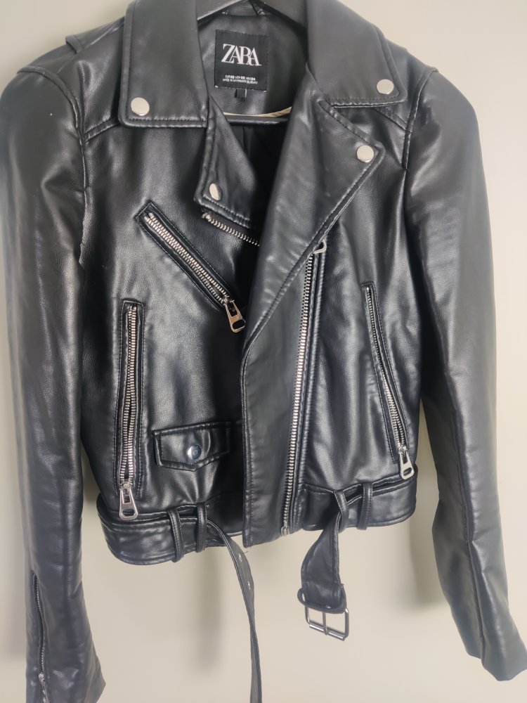 Zara faux biker jacket