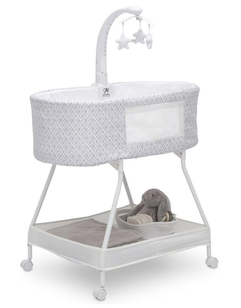 Delta Children Sweet Slumber Bassinet, Garden Path, Bassinet