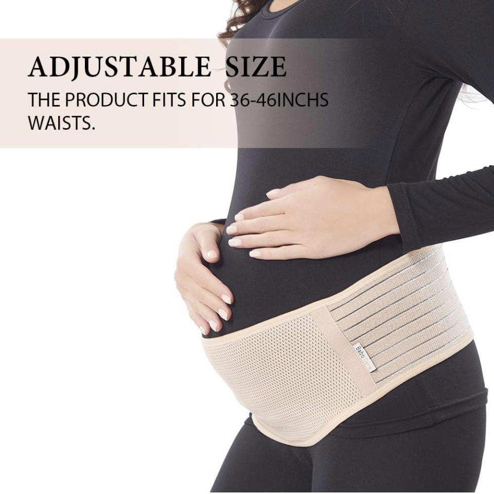 Maternity Belt, Elastic Pregnancy Belly Support Band image indicator(3)