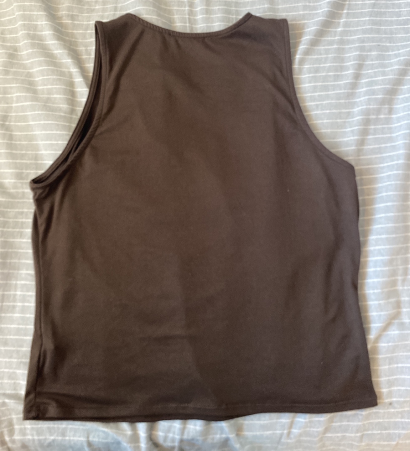 Chocolate brown super soft tank top - photo 2