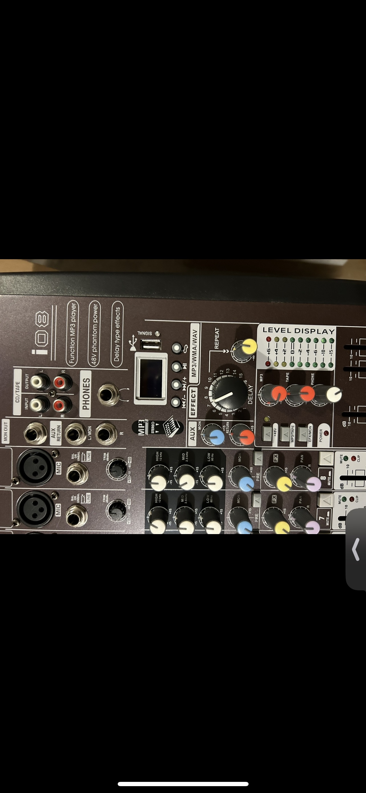 8 channels DJ mixer professional mixing console - photo 2