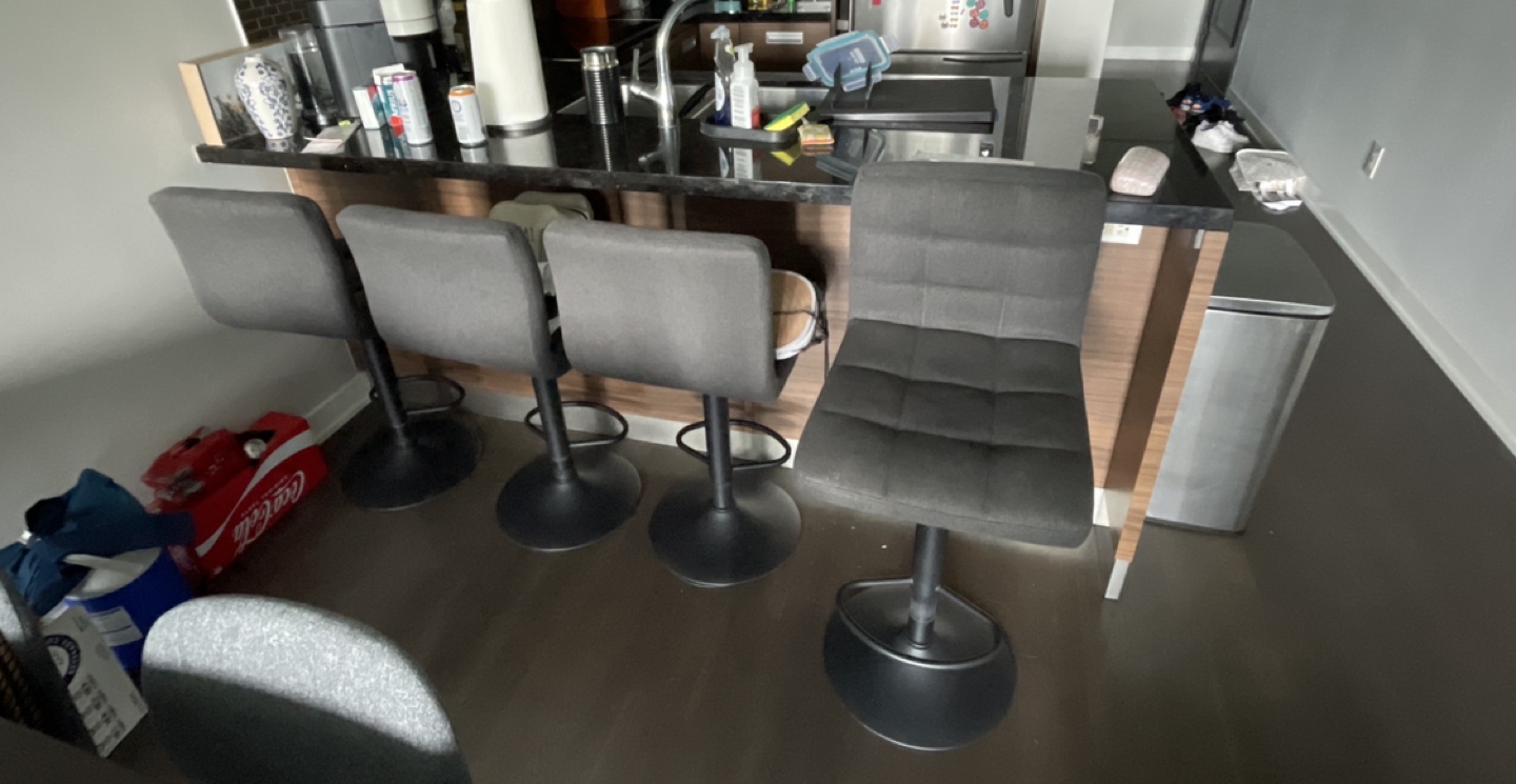 Set of 4 bar stools - photo 2