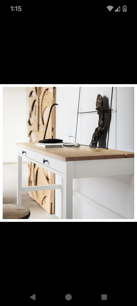 new unopened Hemnes white IKEA desk in white