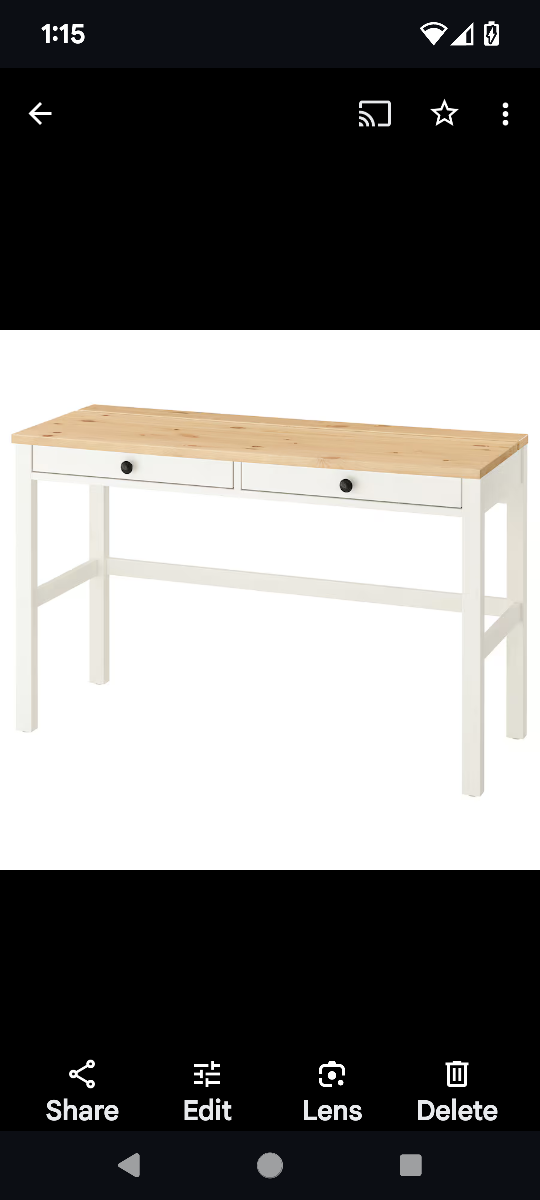 new unopened Hemnes white IKEA desk in white - photo 3