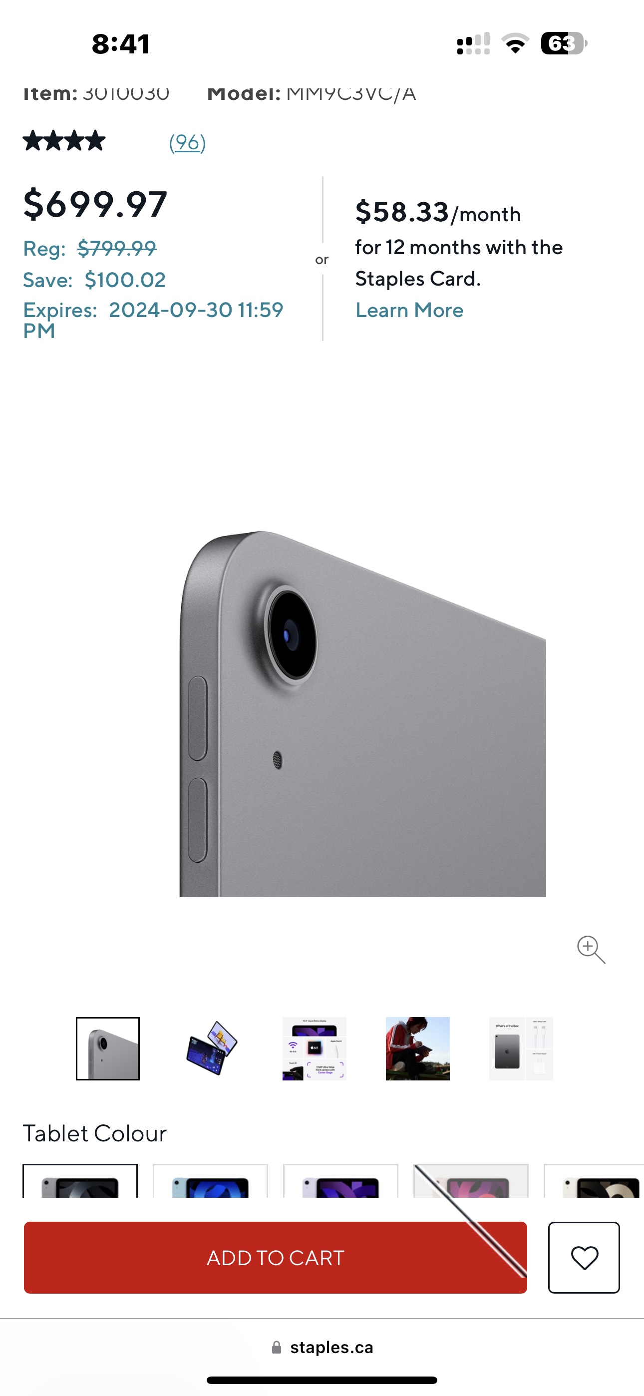 iPad Air 5 generation 64g - photo 4