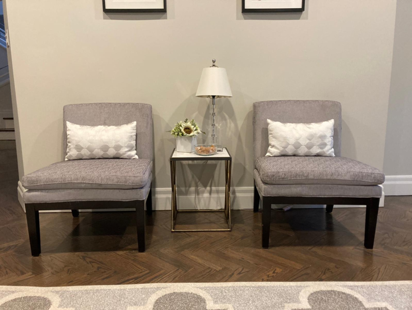 High end accent chairs in excellent condition