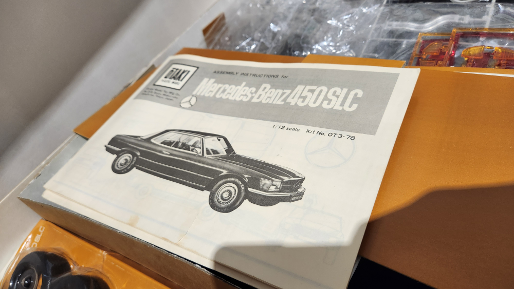 OTAKI 1/12 MERCEDES BENZ 450SLC Plastic car model - photo 4