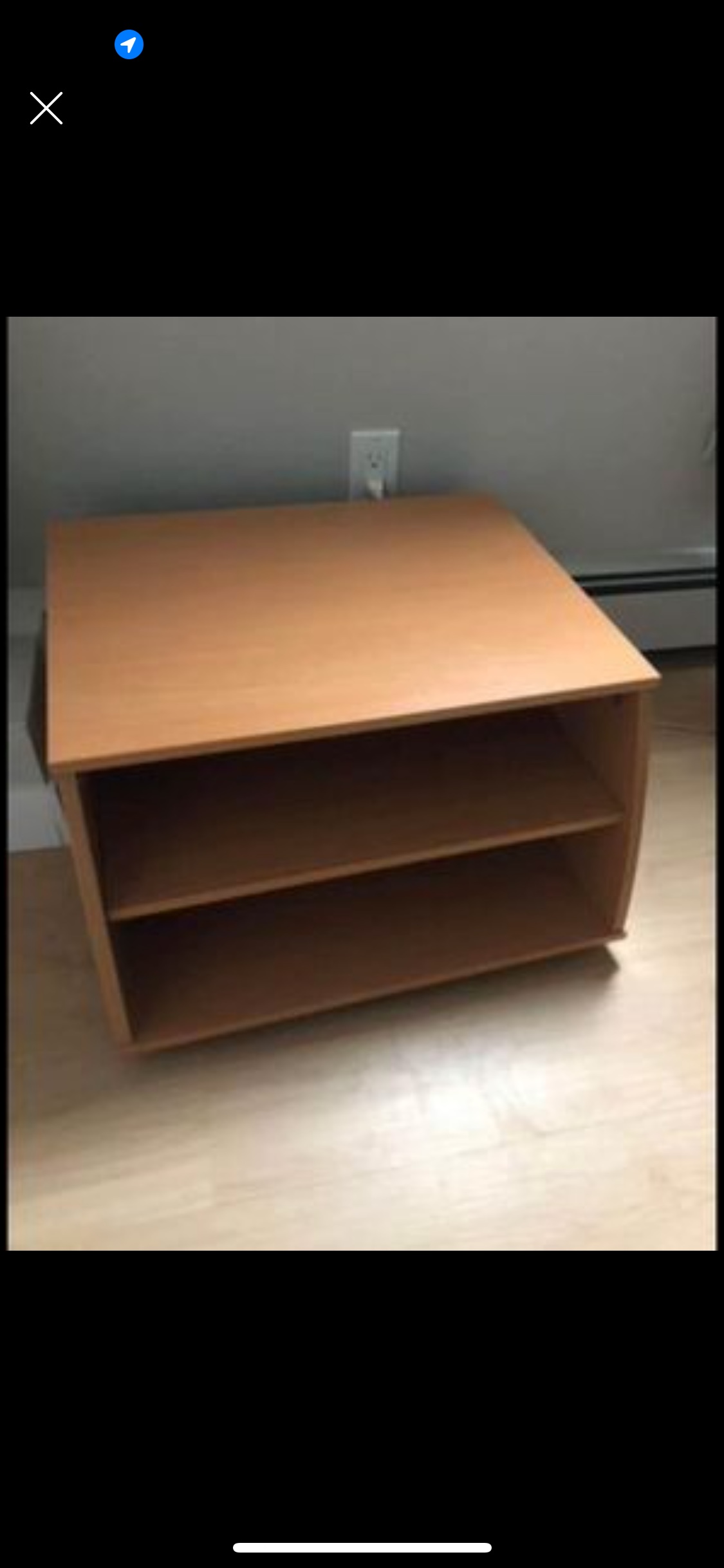 Side table with shelve - photo 2