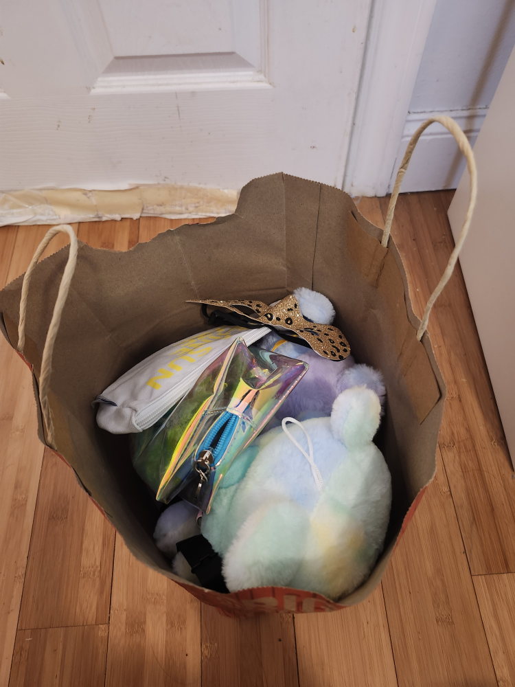 Free Bag of miscellaneous gifts-must go tonight!