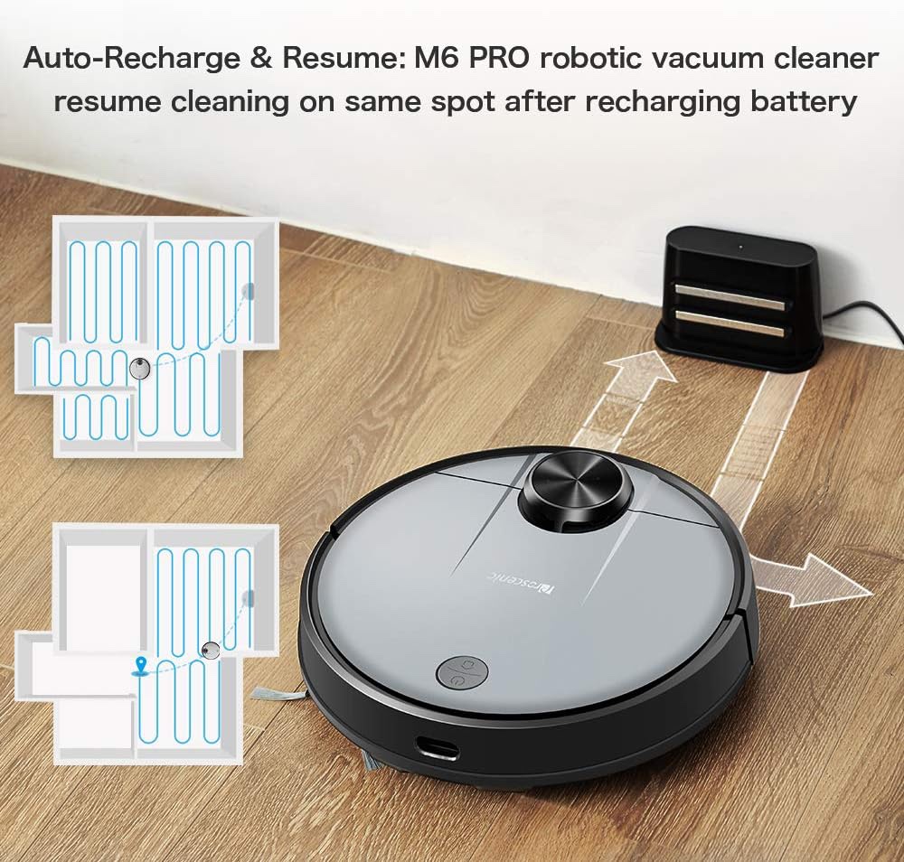 Robot Vacuum & Mop with extra refills image indicator(7)