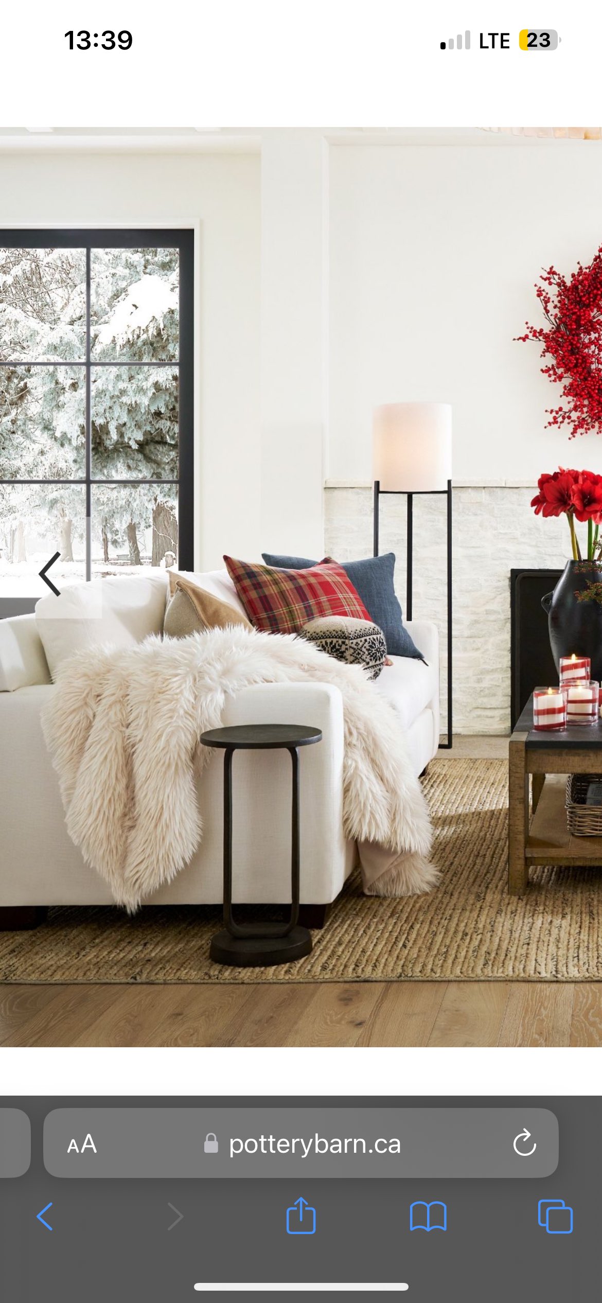 Potterybarn Luxe Faux Fur Throw Blanket - photo 2