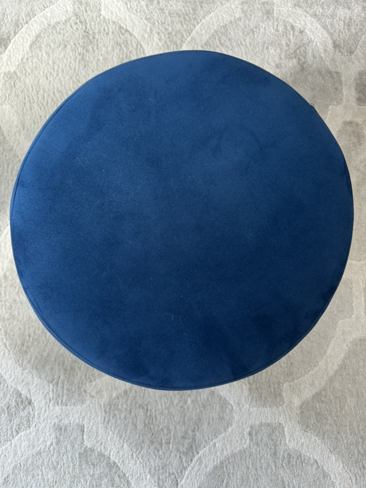 Velvet ottoman - photo 2