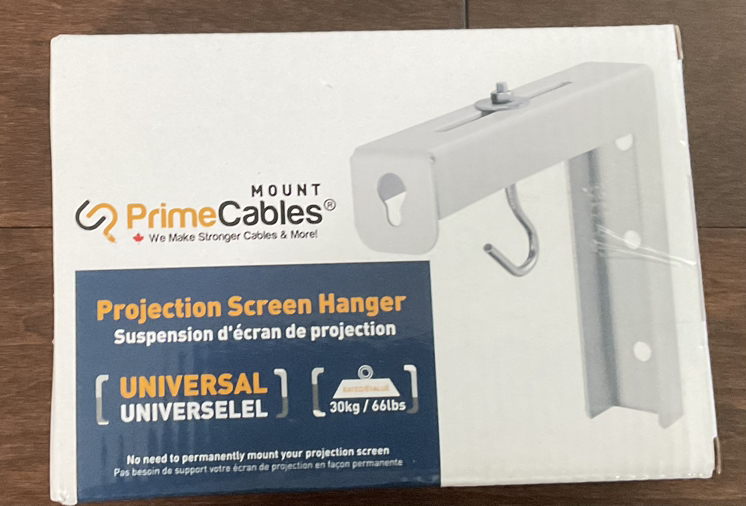Projector screen hangers