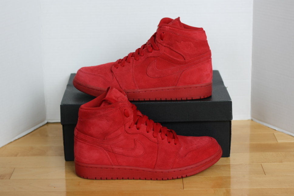 Jordan 1 Retro High Red Suede