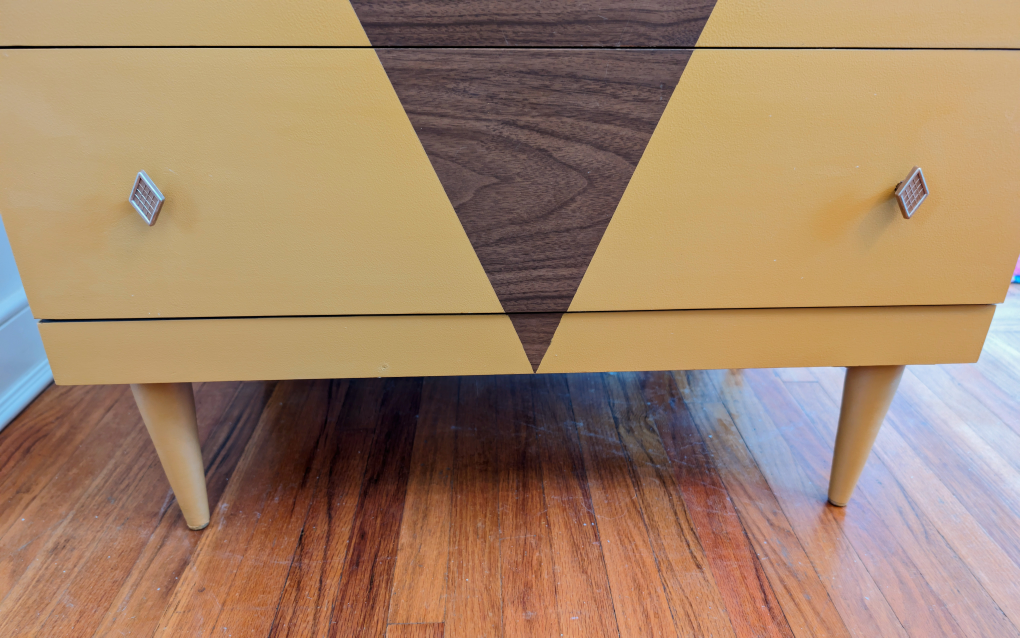 MCM Vintage Dresser Mustard Yellow - photo 5