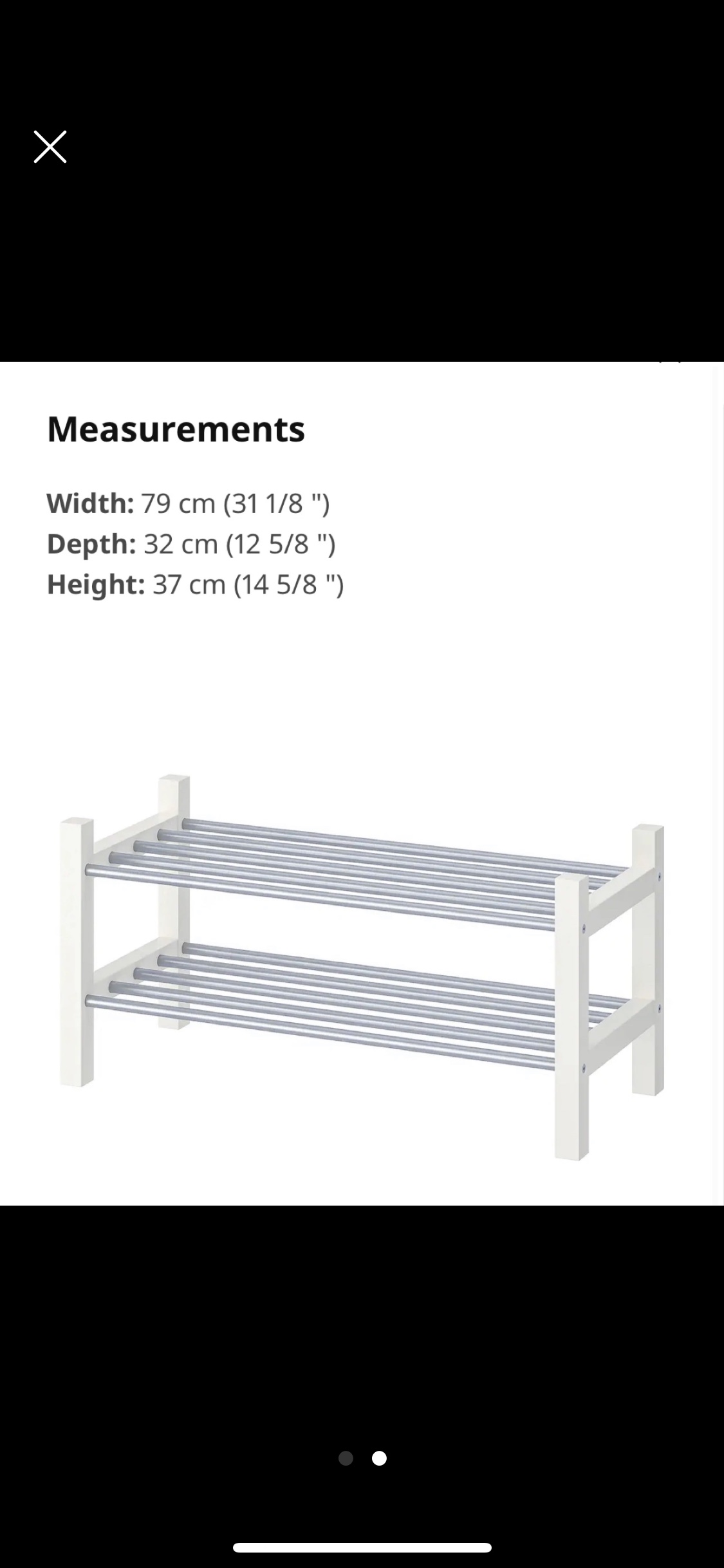 IKEA TWO shoe racks - photo 2