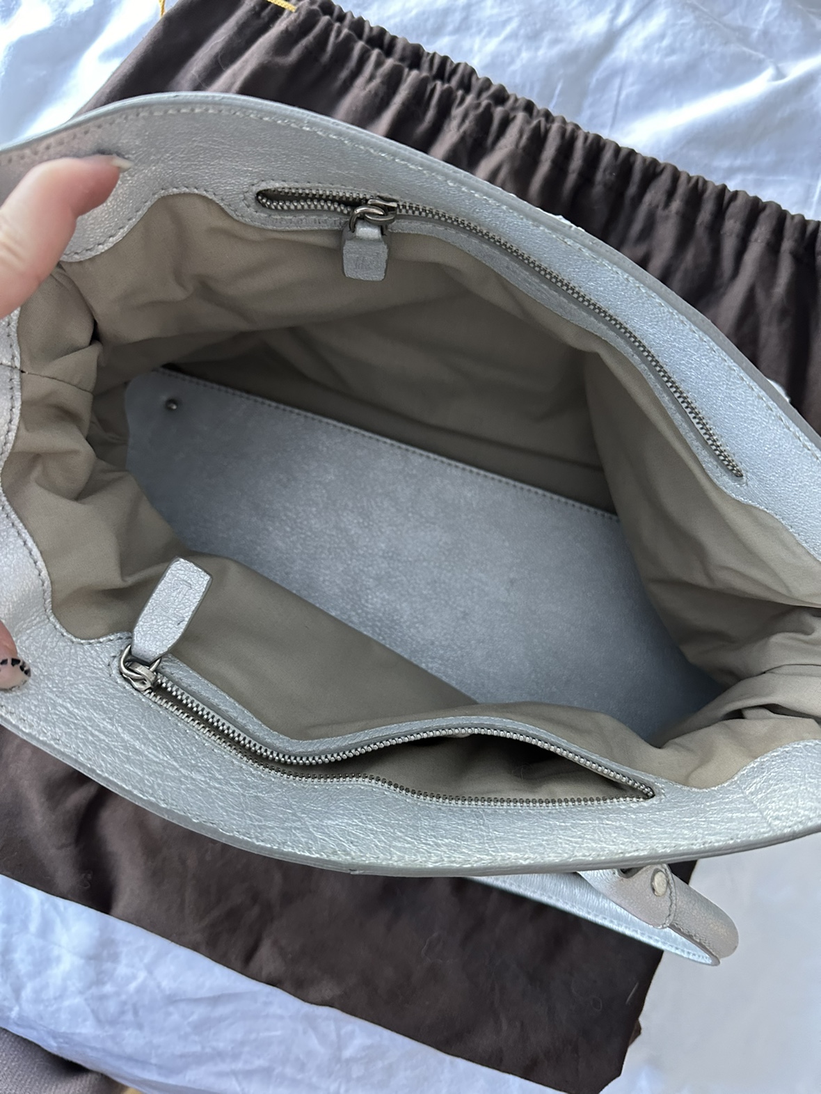Tod’s silver tote bag - photo 2