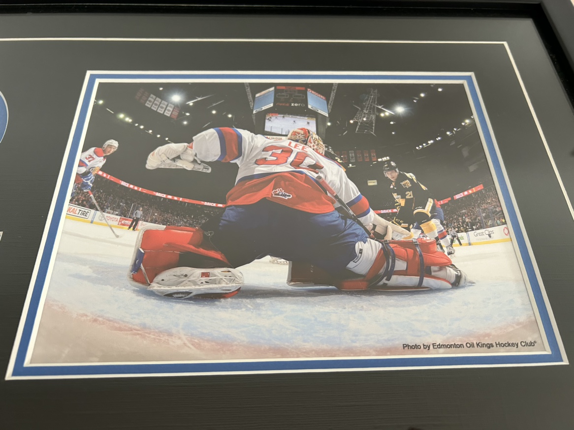 The frame with authentic from Edmonton Oil Kings final season image indicator(4)