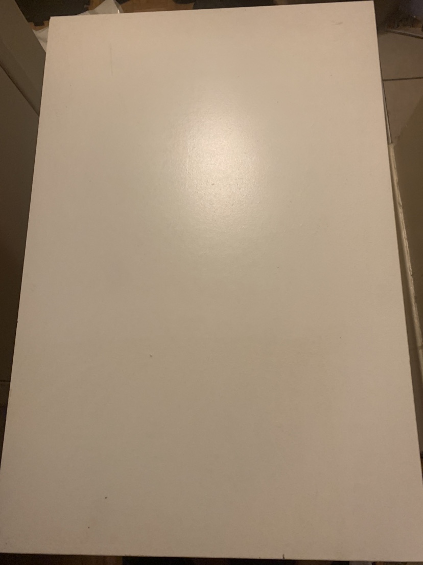 🔥WHITE WOOD SHELF / UTILITY / STORAGE CART with wheels *moving* image indicator(2)