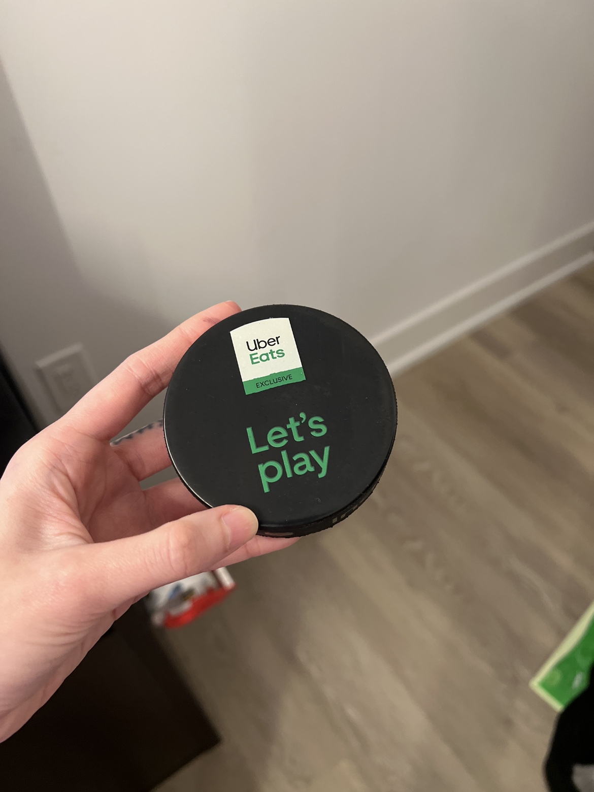 NHL Maple Leaves  x UberEats hockey puck - photo 2