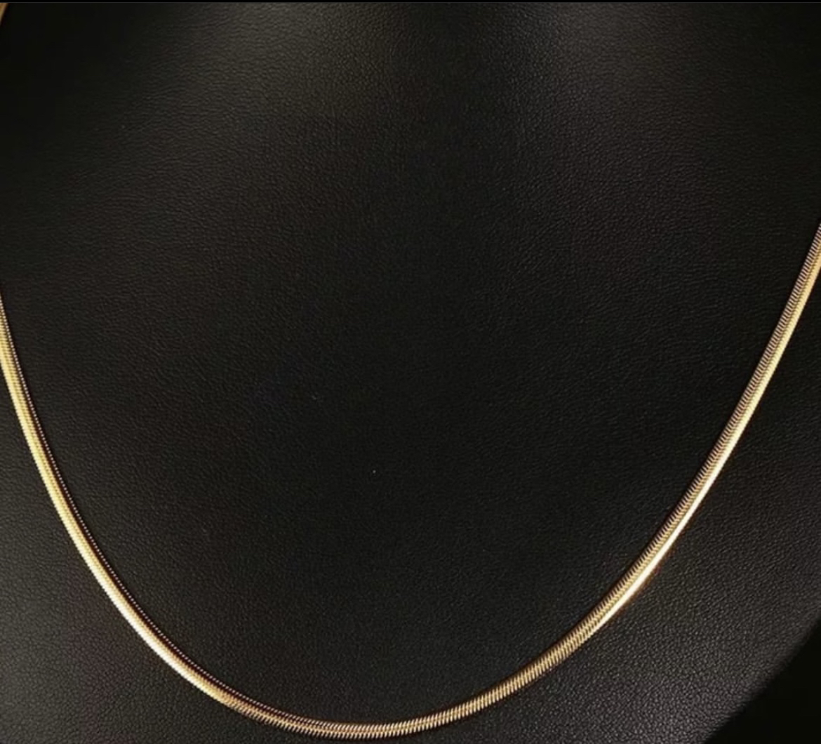 18K gold plated necklace - photo 3