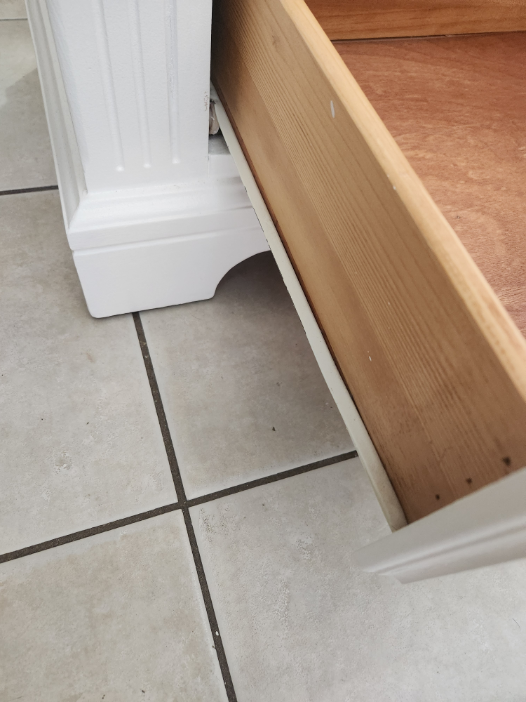 refinished white nightstands 2. solid wood.  Messaged for price - photo 5