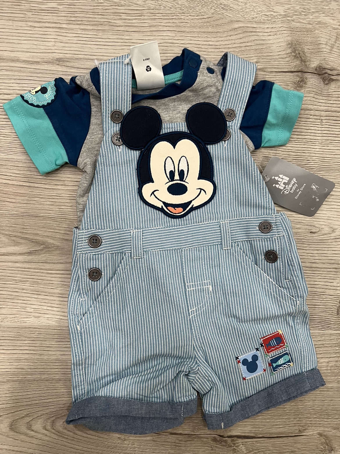 Disney Baby Mickey Shortalls (9-12mo)