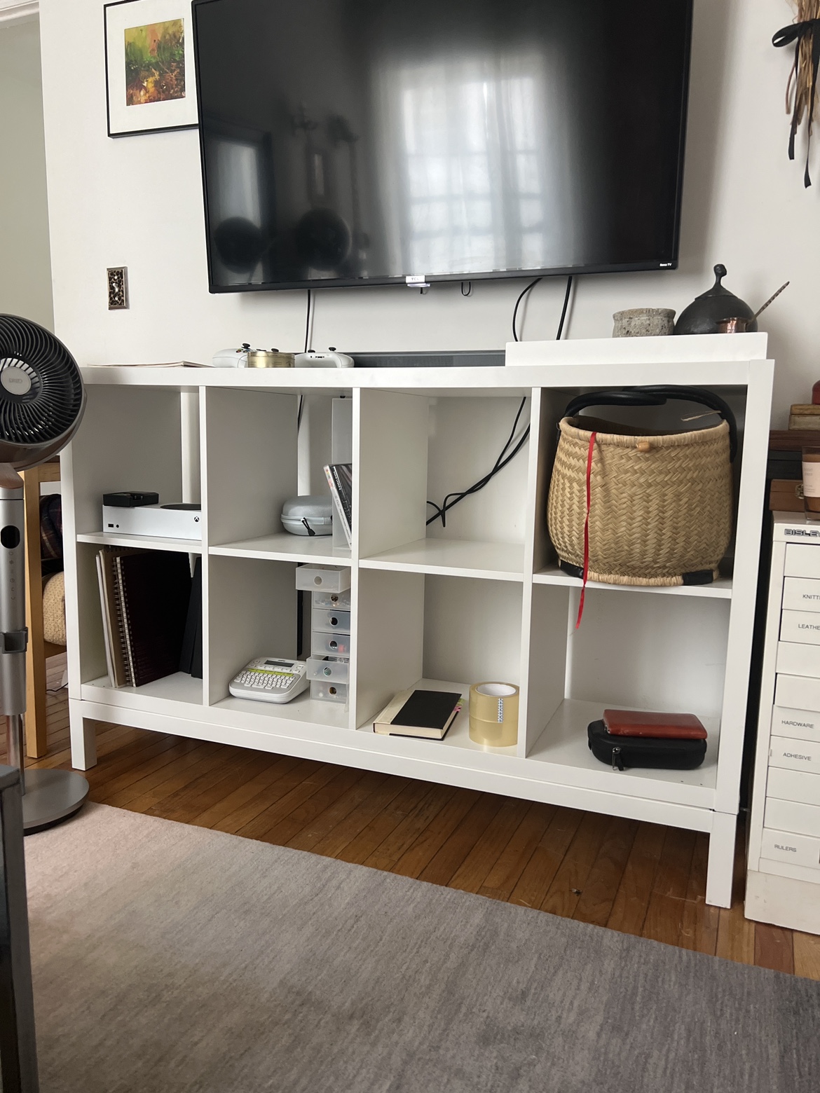 Kallax 4x2 Unit with Platform