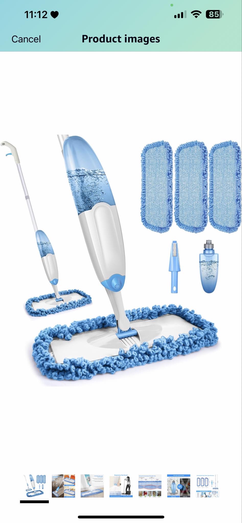 Microfibre spray mop #449 thumbnail