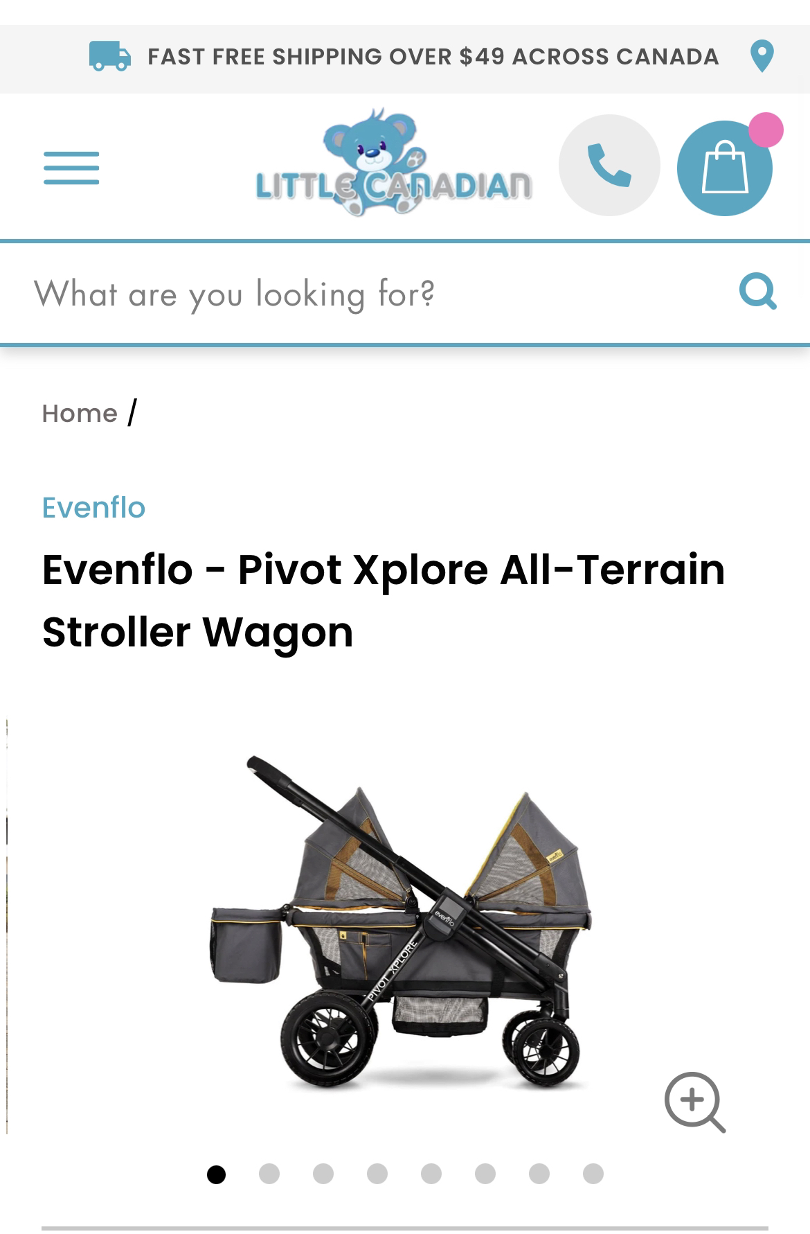 All terrain stroller wagon