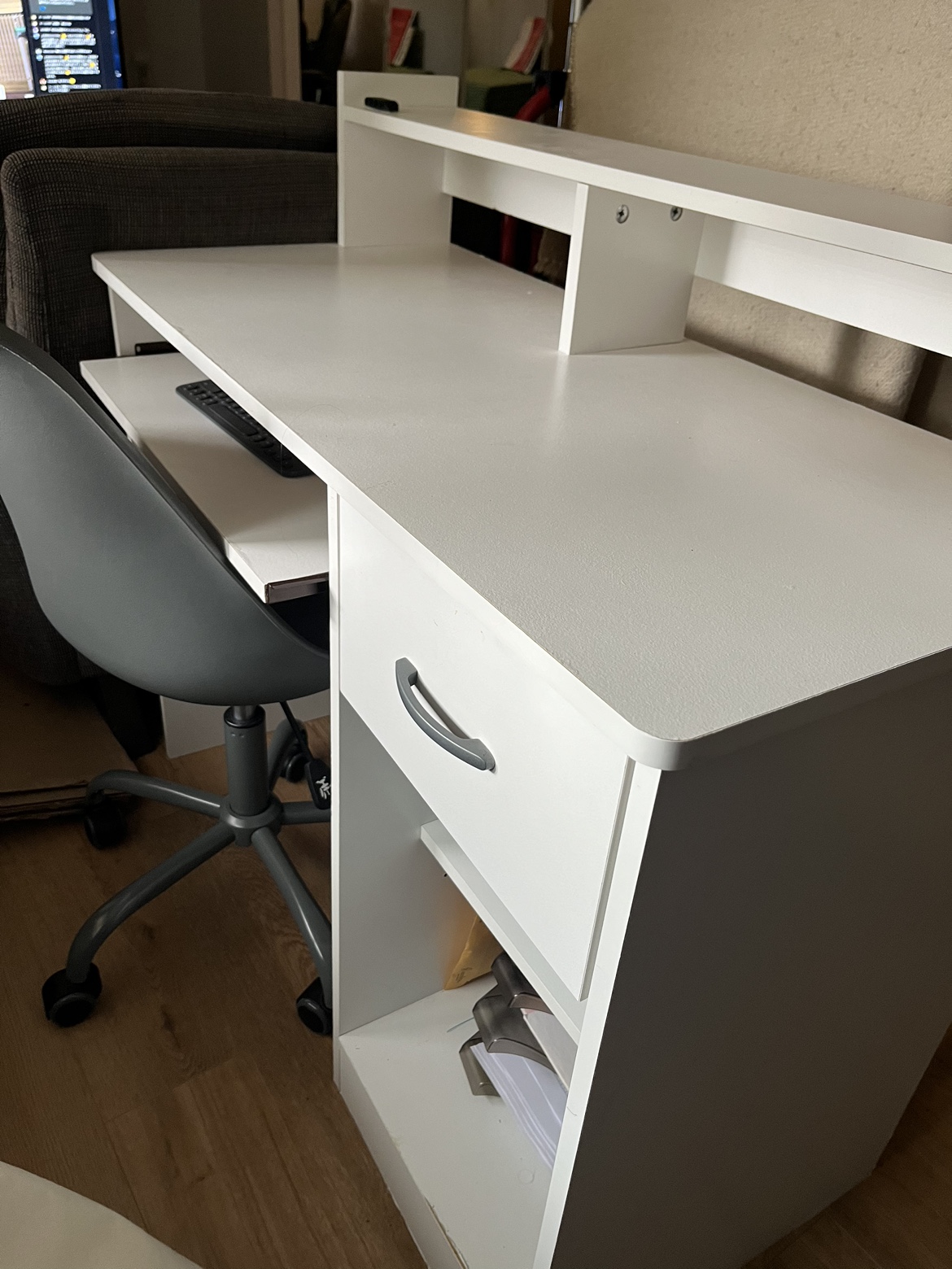 Desk and chair