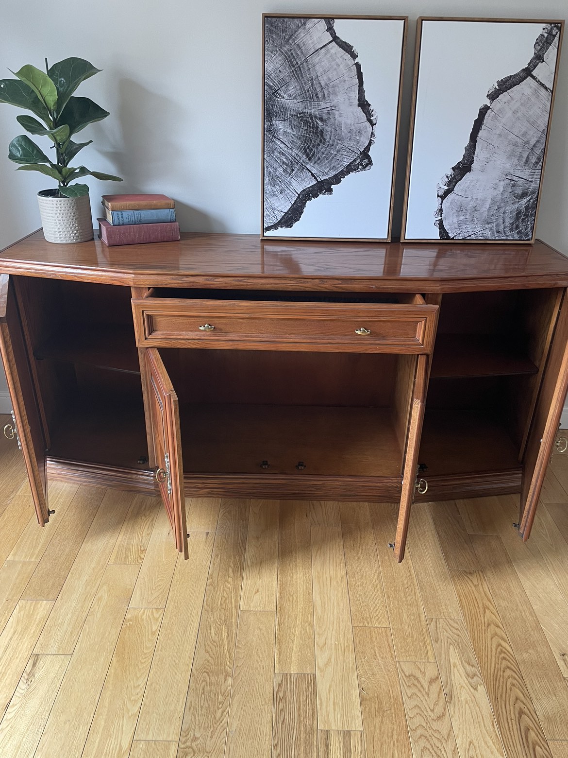 Solid oak sideboard - photo 4