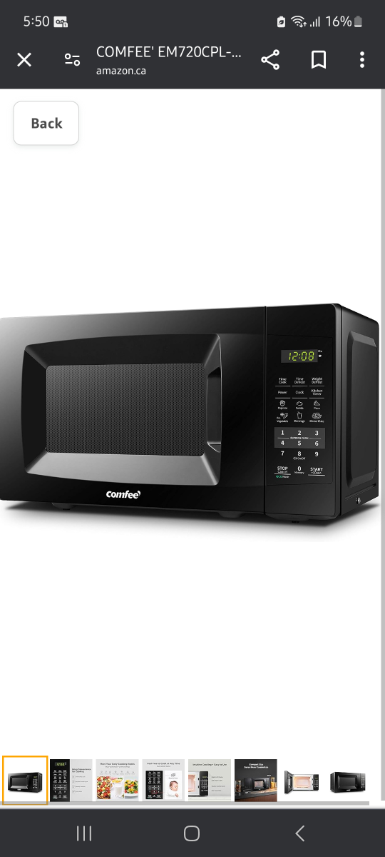 comfee microwave oven