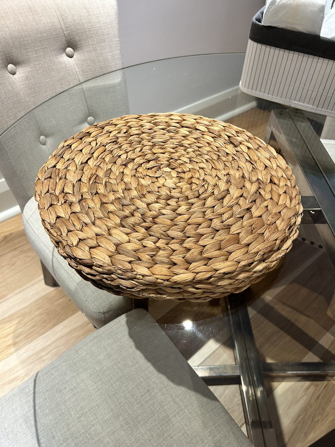 Woven Rattan Placemats x 4 - Ikea Soaré