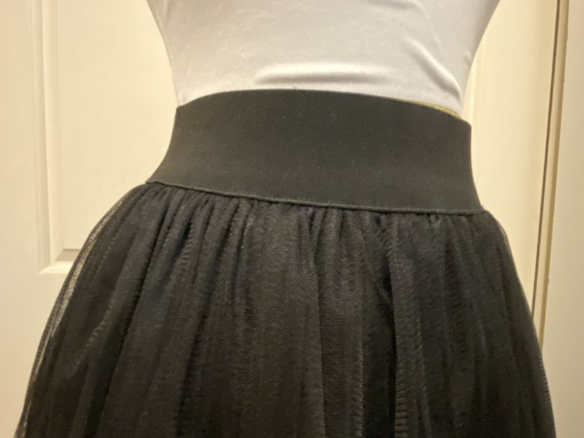 Long Black Mesh Skirt - photo 3