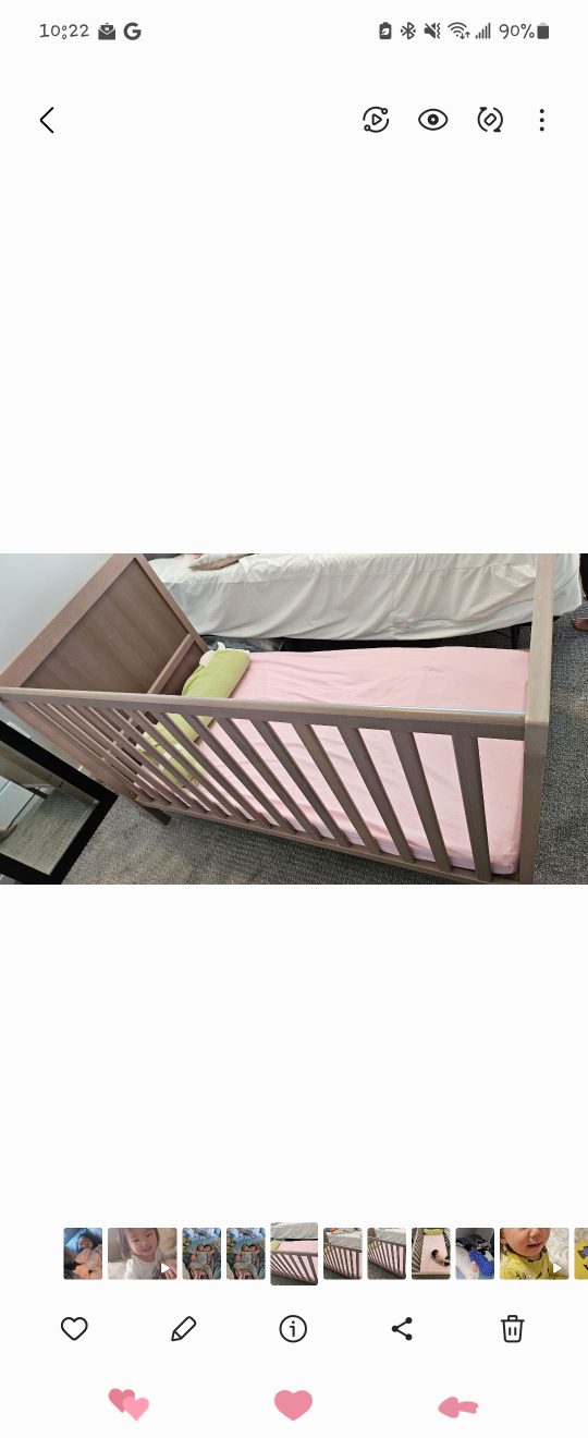 baby crib frame
