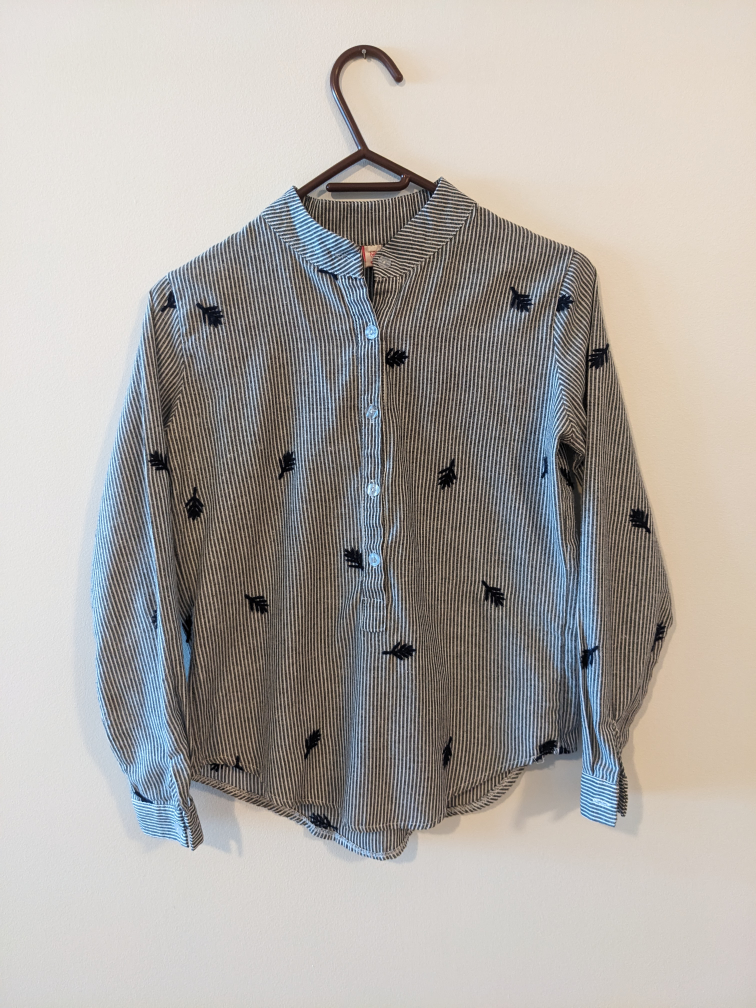 Linen blouse small - photo 2