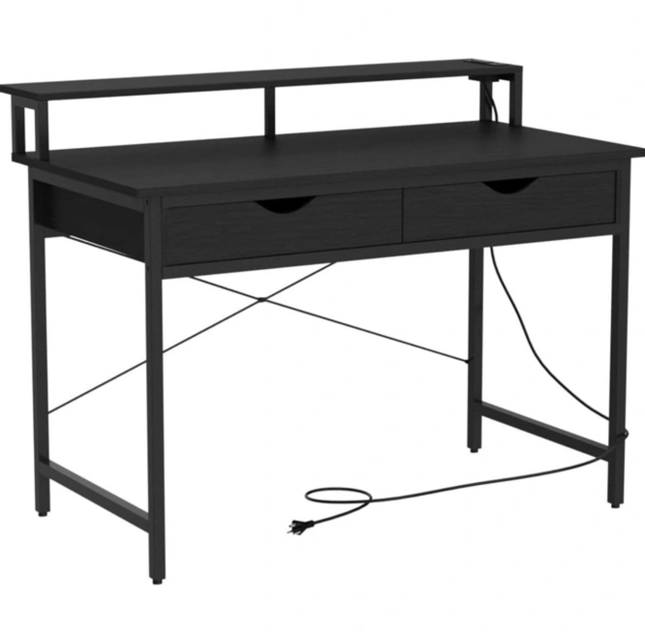 Black desk (PICK UP ONLY) thumbnail