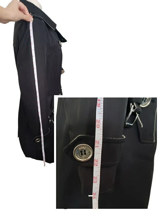 BNWT Michael Kors Black Trench Coat with tag. small image indicator(7)