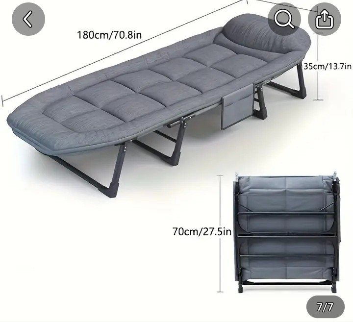 WFH  Chair Converts to Cot!! image indicator(2)