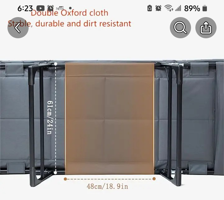 WFH  Chair Converts to Cot!! image indicator(3)